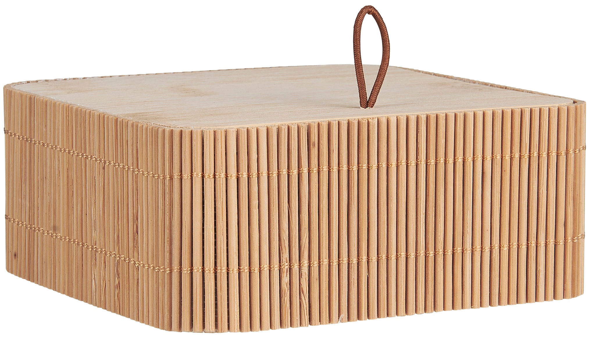 Schachtel mit Deckel quadratisch Bambus von Ib Laursen