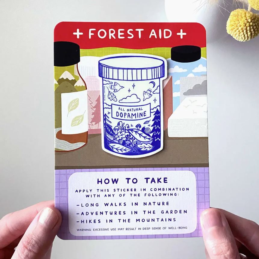 Stickerkarte "Forest Aid" von Sentient Stories