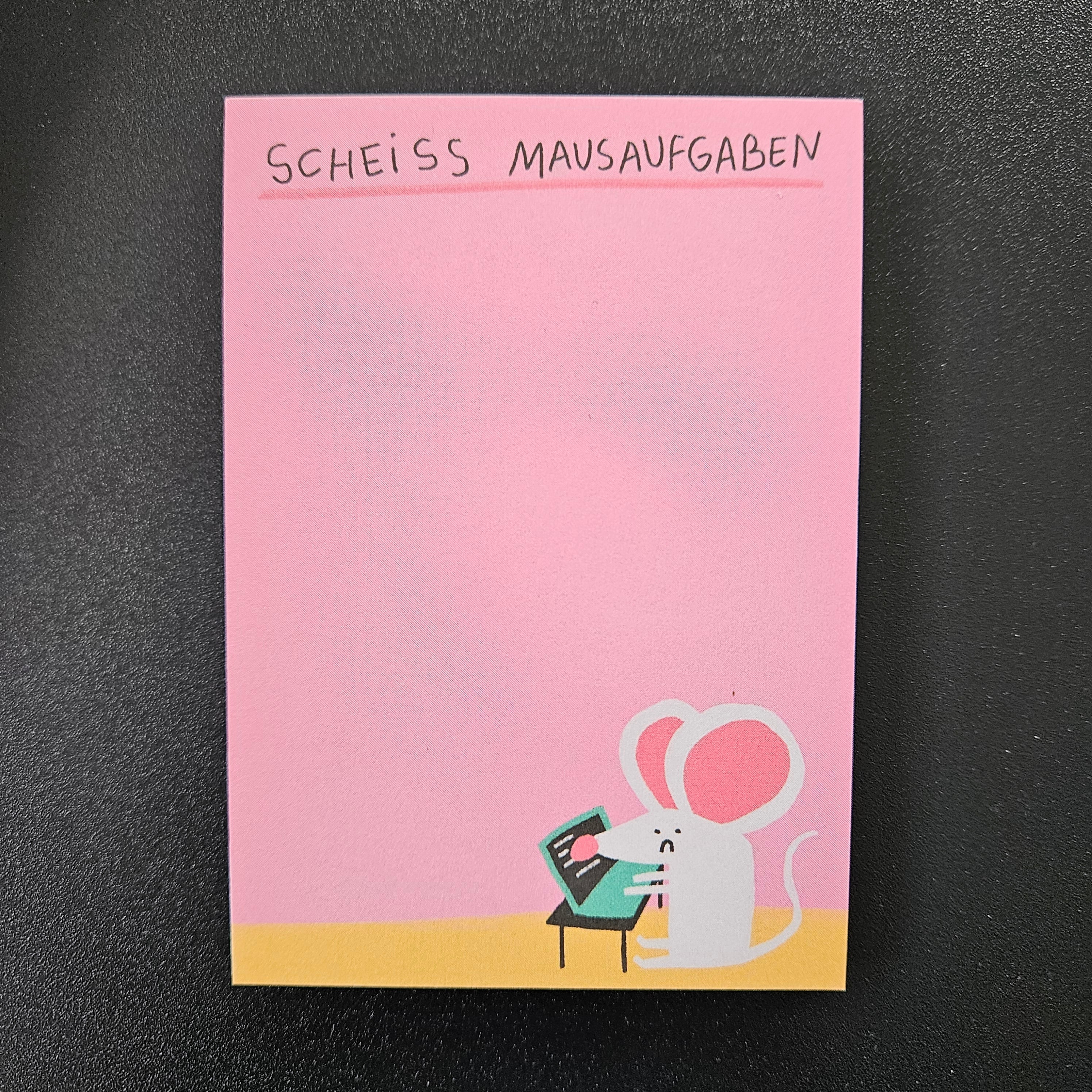 Block Mausaufgaben von Slinga Illustration