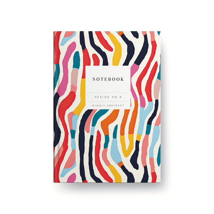 Notizbuch "Wiggly Abstract" von Ohh Deer