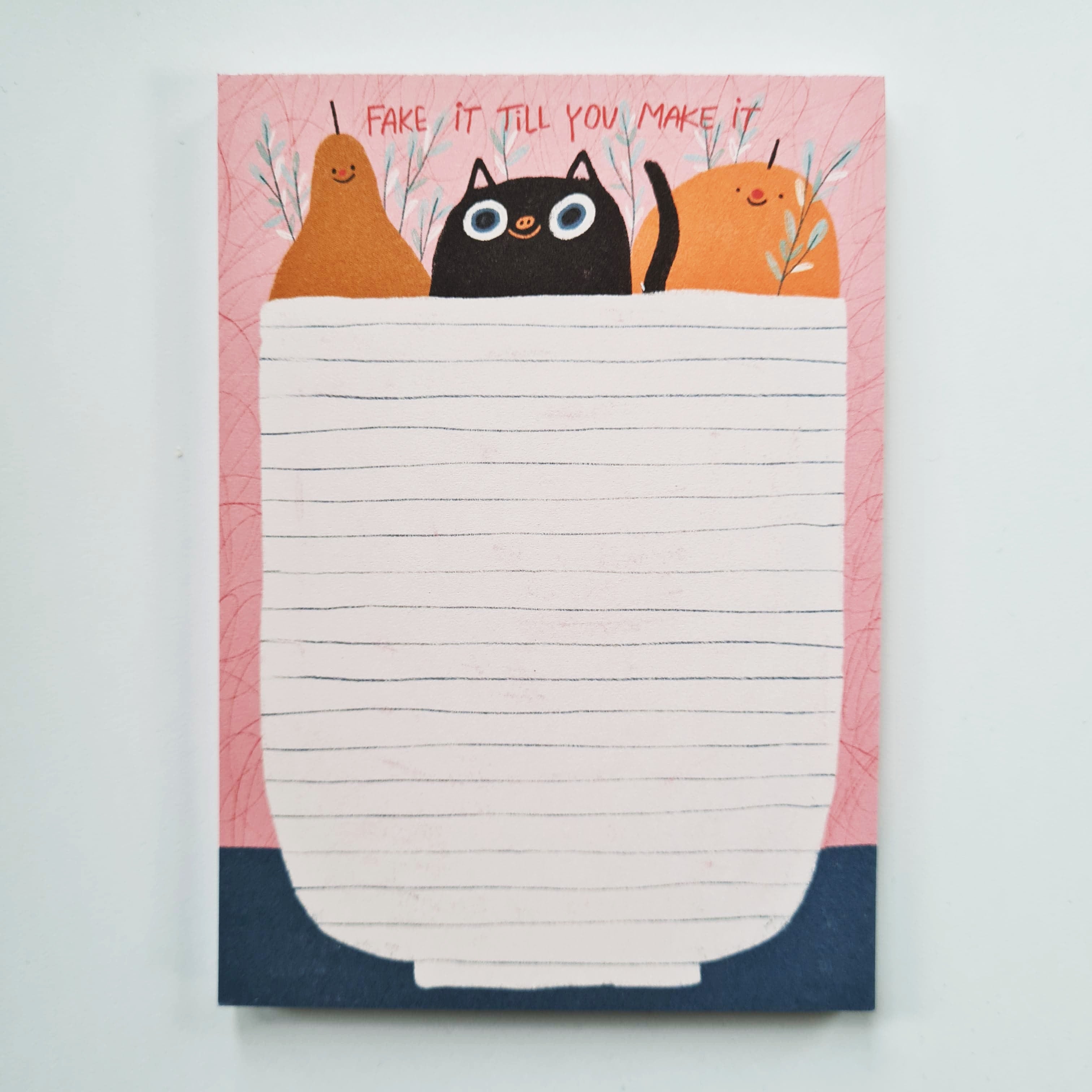 "Fake it" Block von Slinga Illustration