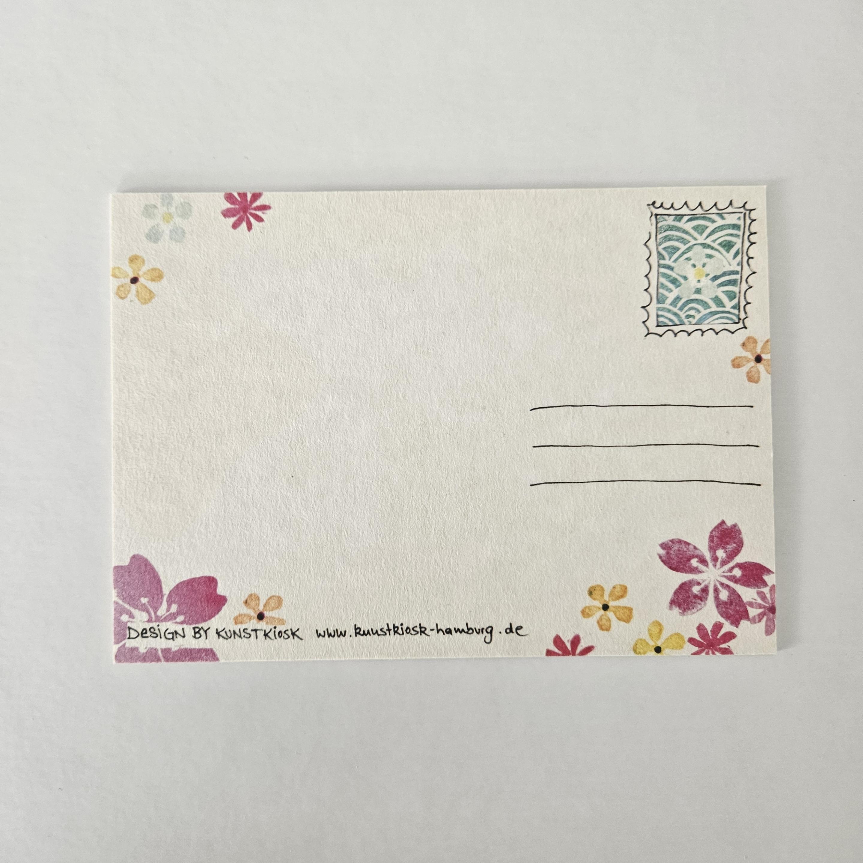Postkarte Glück von kunst kiosk