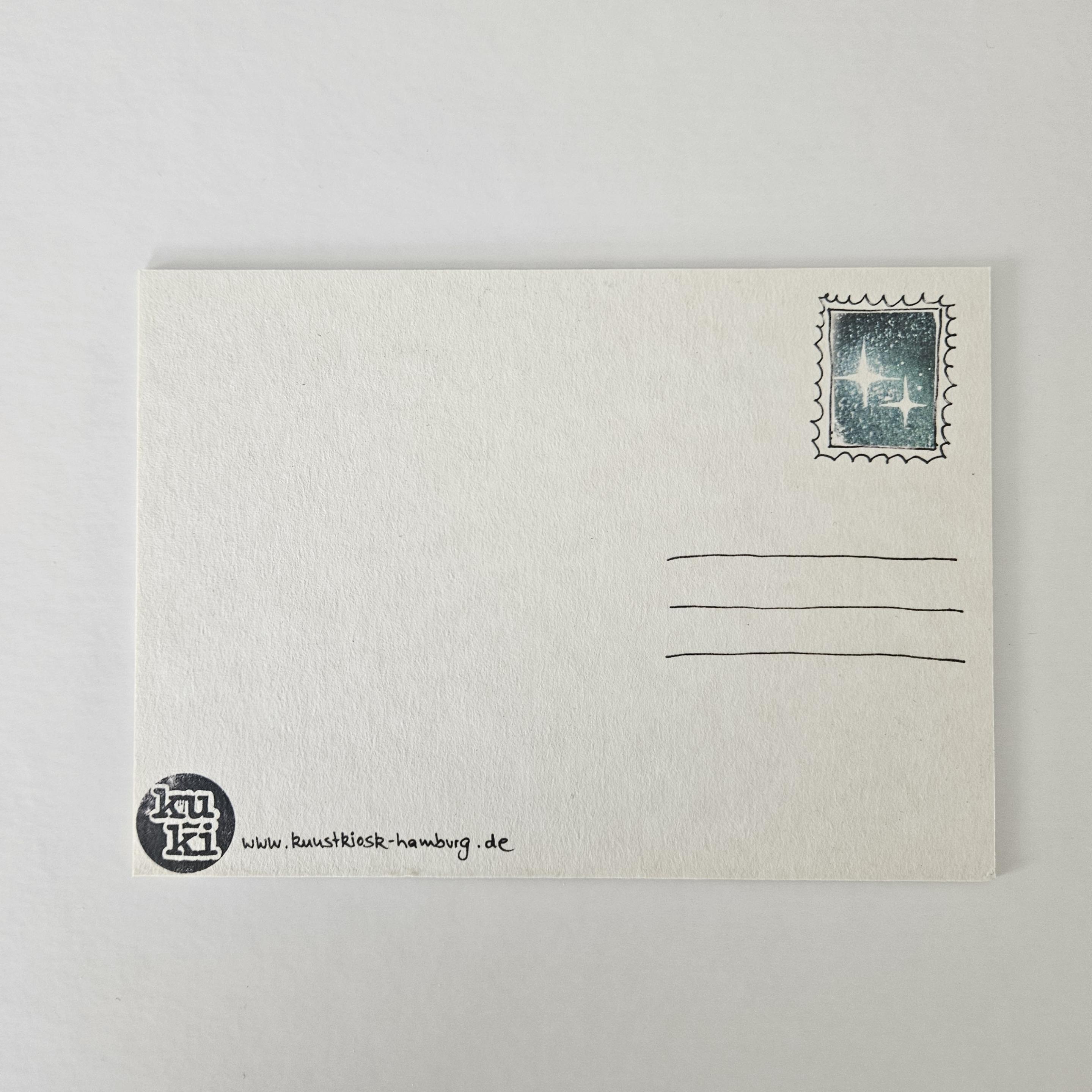Postkarte Ich bin so froh... von kunst kiosk