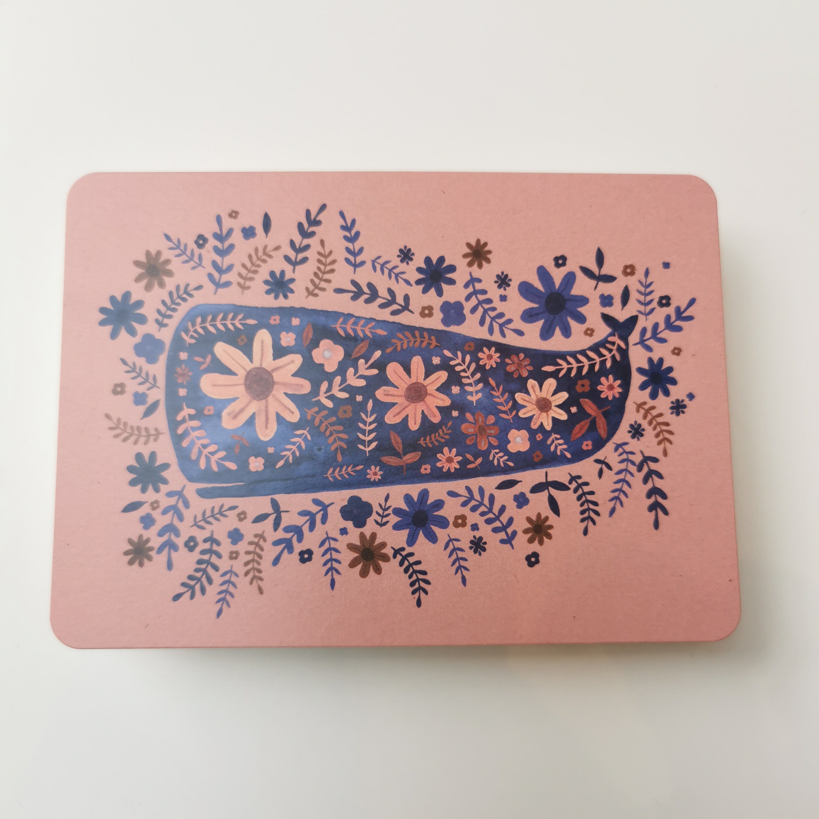 Postkarte Wal Folklore von Bär von Pappe