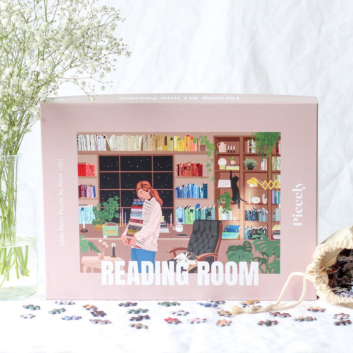 Puzzle Reading Room, 1.000 Teile von Piecely