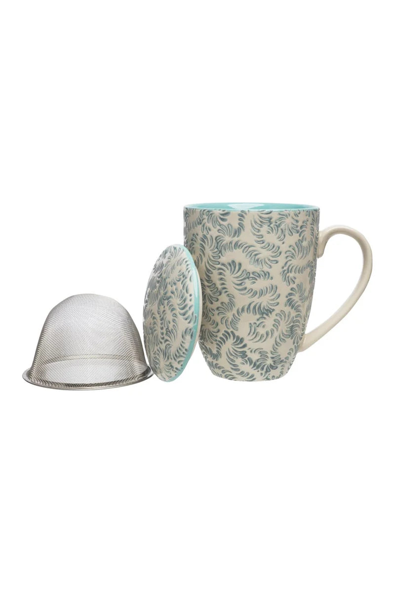 Tasse mit Teesieb "RUSTIC 400 ml" von Tranquillo