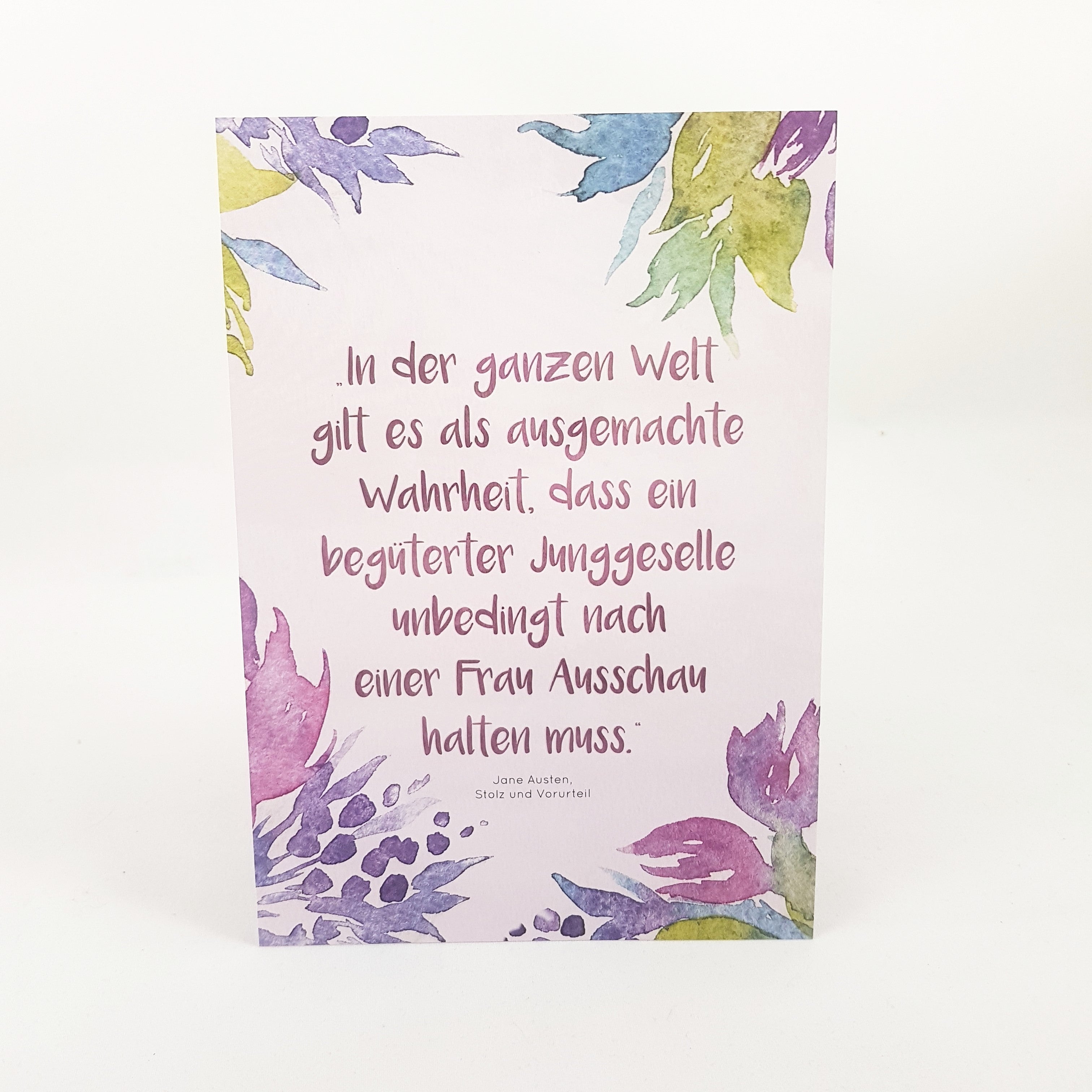 Lesezucker Artprint "Jane Austen" aus der "Very British" Schmökerbox