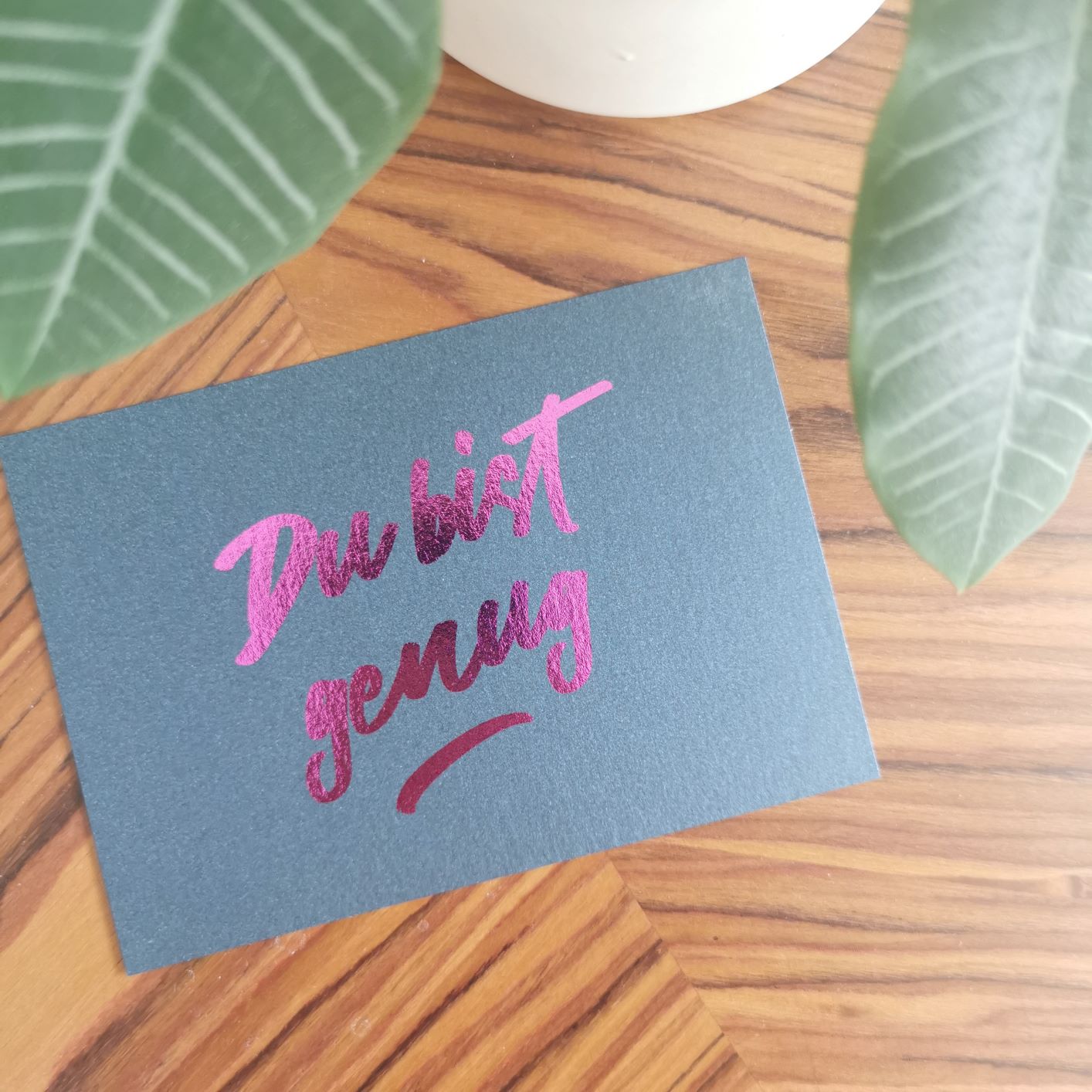 Lesezucker Postkarte "Du bist genug"