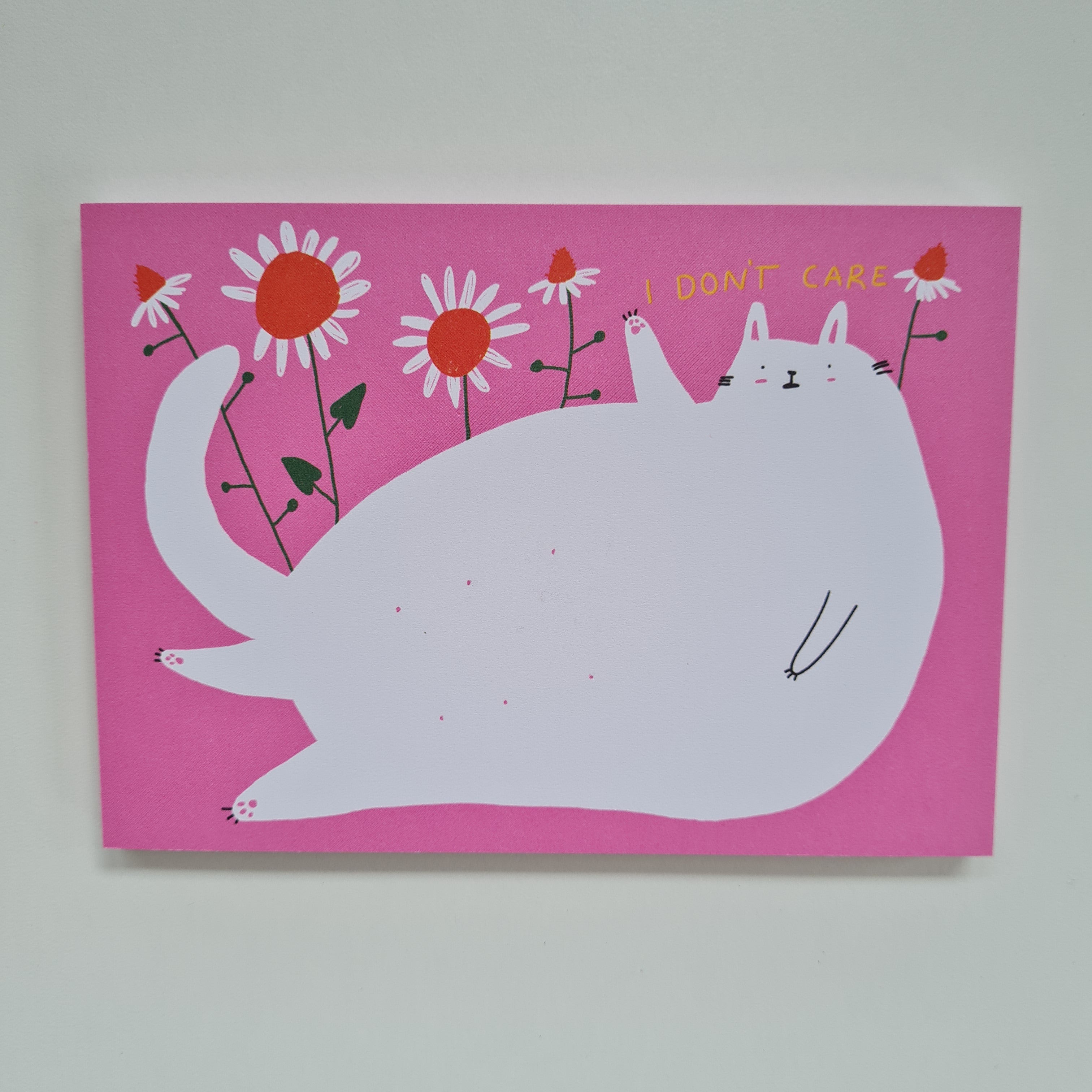 I Don't Care Block von Slinga Illustration