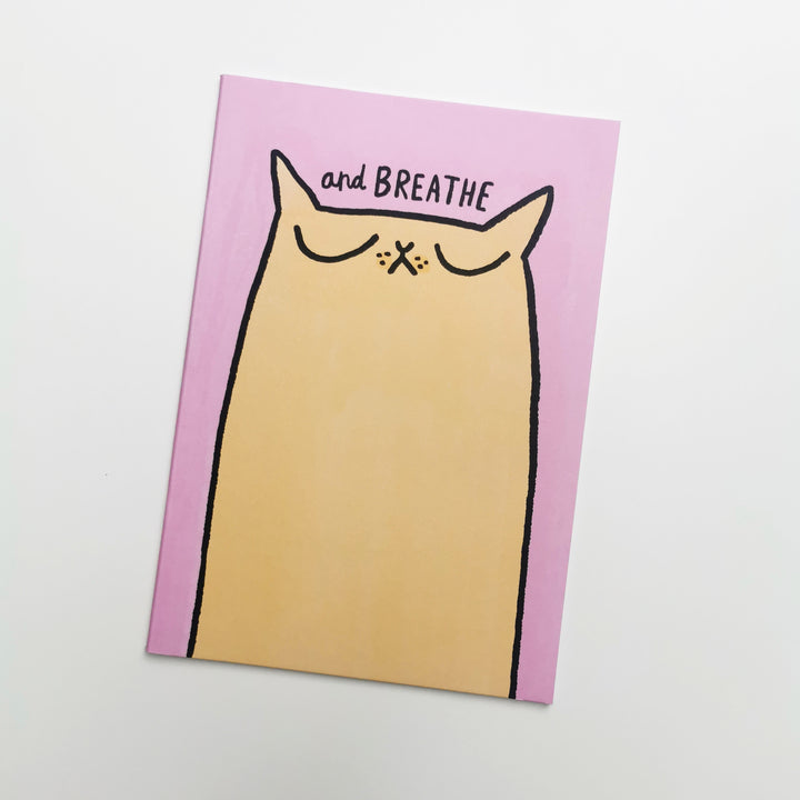 Notizheft "Breathe Cat" von Ohh Deer