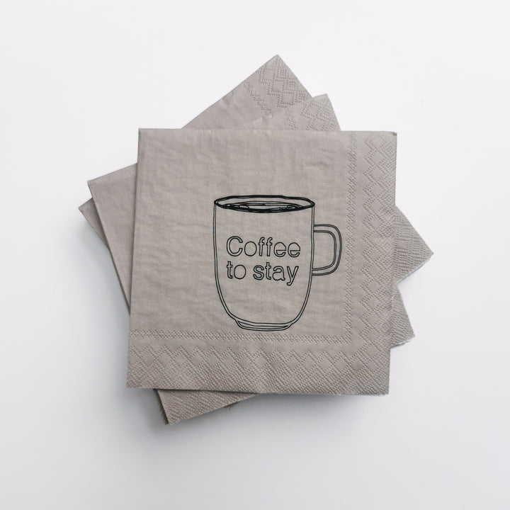 Servietten "Coffee to stay" von räder